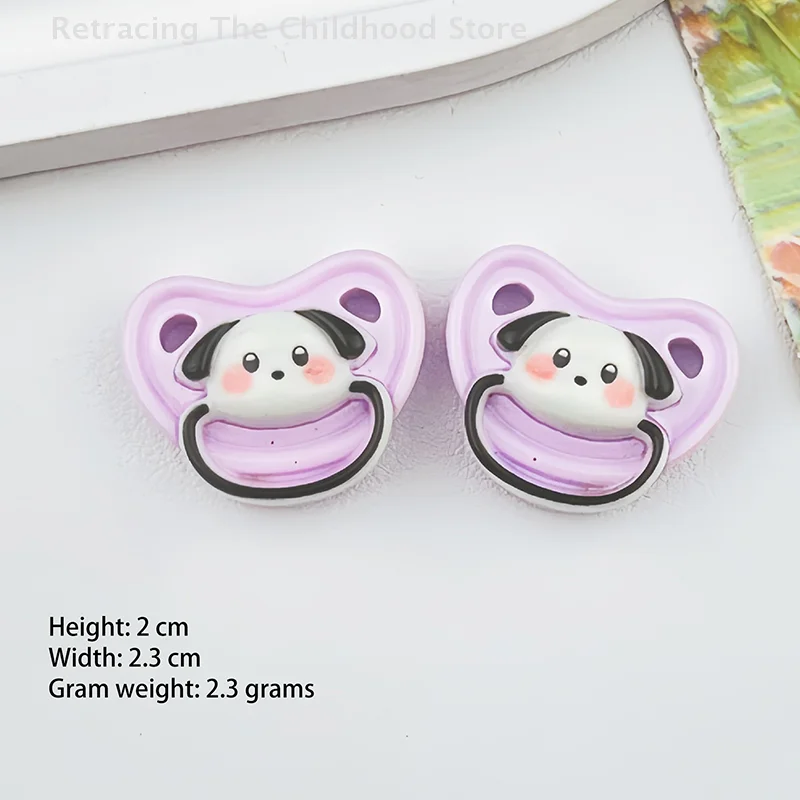 10Pcs/set Dollhouse Animal Mini Doll Pacifiers Play House Supplies Dummy Nipples For Doll Baby Kids Toy Pacifier Accessories