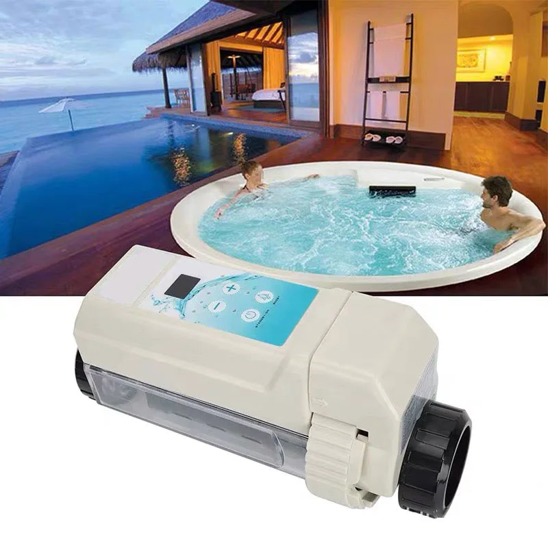 Spa EC8/EC12/EC16/EC20 Chlorinator Salt Water Chlorine Generator Electrolytic Salt Chlorinator Swimming Pool Hot Tub 24V