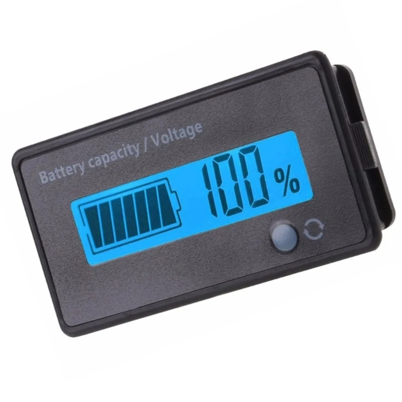 Compacted Battery Percentage Monitor With Sleep Mode And Multiple Setting Option For Various Rechargeable Batteries J0MC