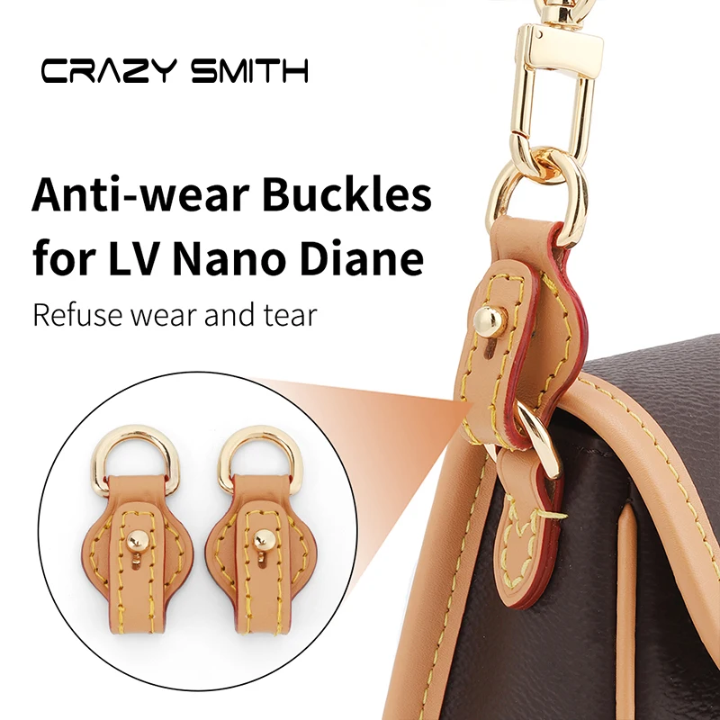 

CRAZYSMITH Anti-Wear Buckle Transformation Accessories Protection Buckle Anti-abrasion for LV Nano Diane cag Accessories