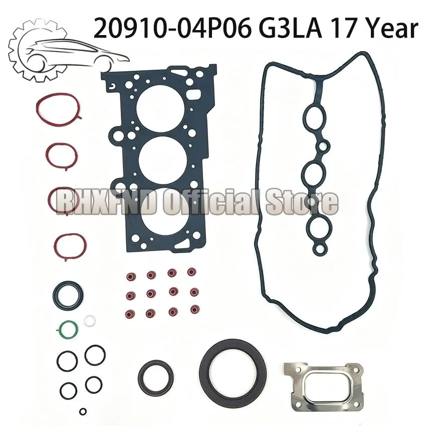 G3LA G3LD Engine Parts Full Gasket Set For HYUNDAI KIA PICANTO JA 1.0L 1.0T L3 2017-2025 20910-04P06