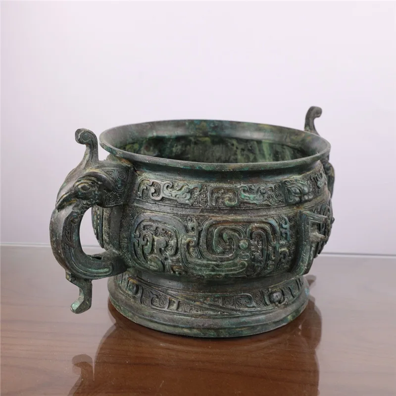 Tongxiangde Ancient Bronze Ware, Phoenix Bird Decoration, Film and Television Prop Decoration Ancient Characteristic Collection