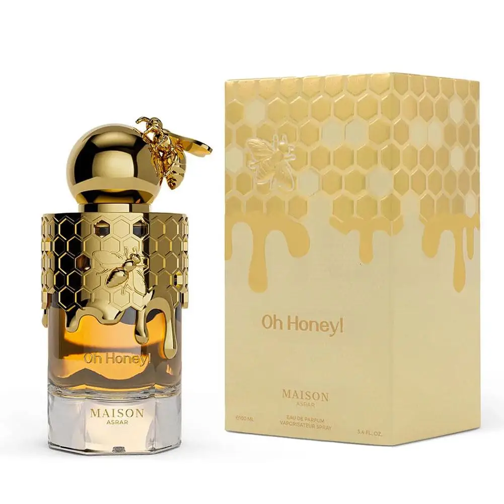 Honey Middle Eastern Arabian Perfume Unisex Eau De Toilette Spray Lasting Fresh Floral Fruity Fragrance Body Spray_voghion.com