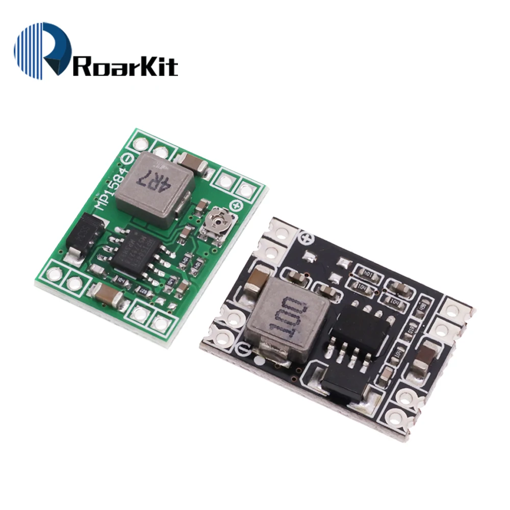 

DC-DC Adjustable Voltage 3A Buck Step-down Power Supply Module MP1584EN 5V-12V 24V to 5V 3.3V 9V 12V Fixed Output High-Current