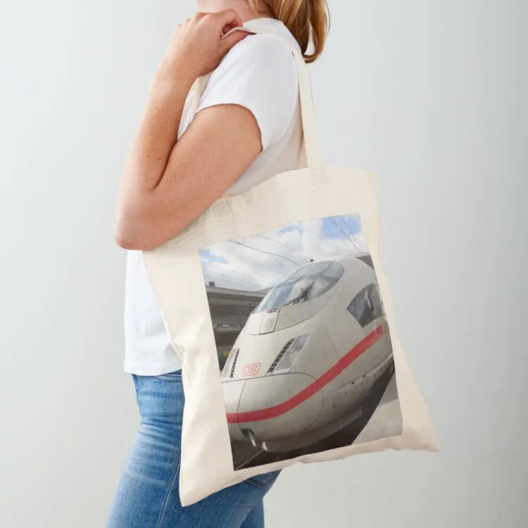 

ICE 3 4684 Forbach Lorraine at Bruxelles-Midi Tote Bag foldable reusable bag tote bag canvas Woman shopper Big women