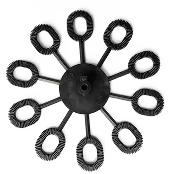 バブルマシンアクセサリー,大きなダブルホイール,インフレータブルバブルヘッド,ターンテーブル,トレイ,風力