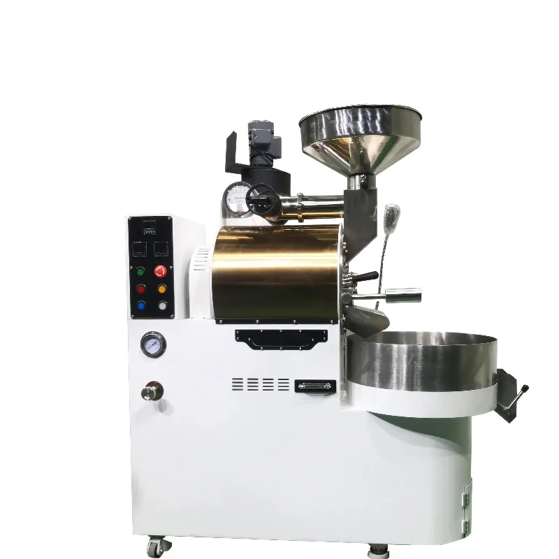 Coffee Roaster Machine 1-60kg Kuban Commercial Stainless Steel Coffee Bean Roaster Gas Electric Dual Heating Digital Control