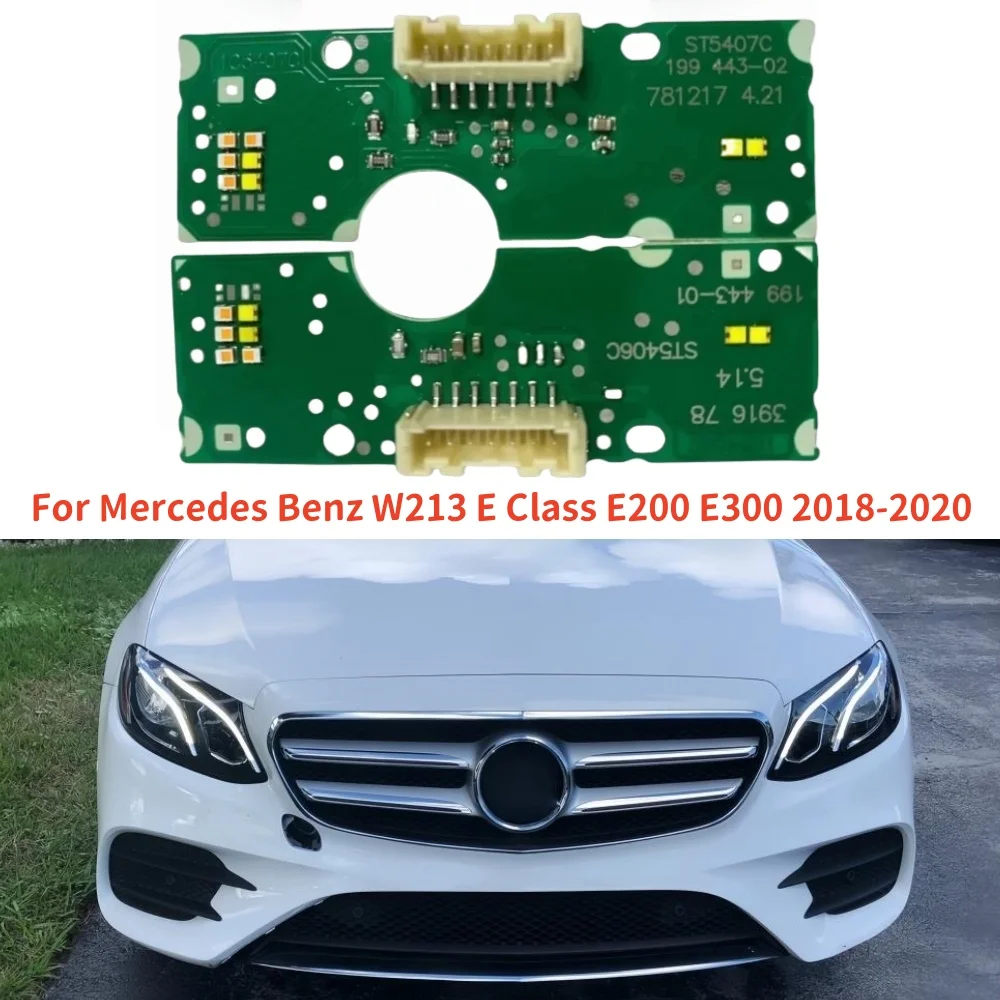 

NEW DRL LED Chips Light Source Boards For Mercedes Benz W213 E Class E200 E300 2018-2020 LED Headlight Daytime Running Light