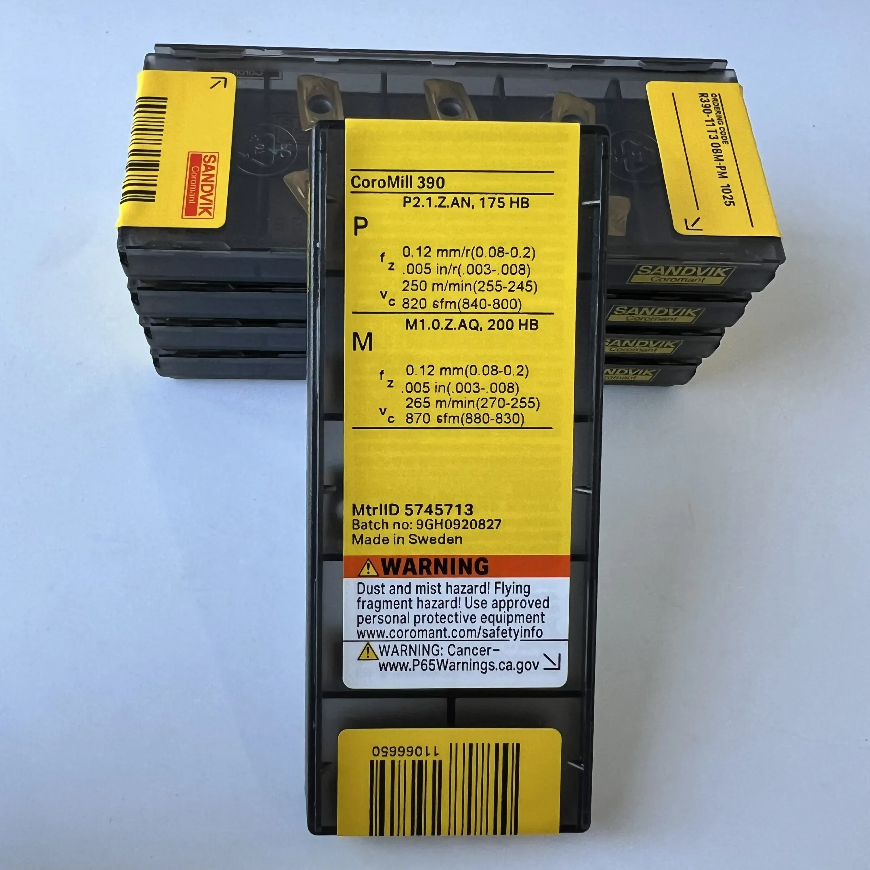 R390-11T308M-PM 1025 /Lama de aleación 10 PCS