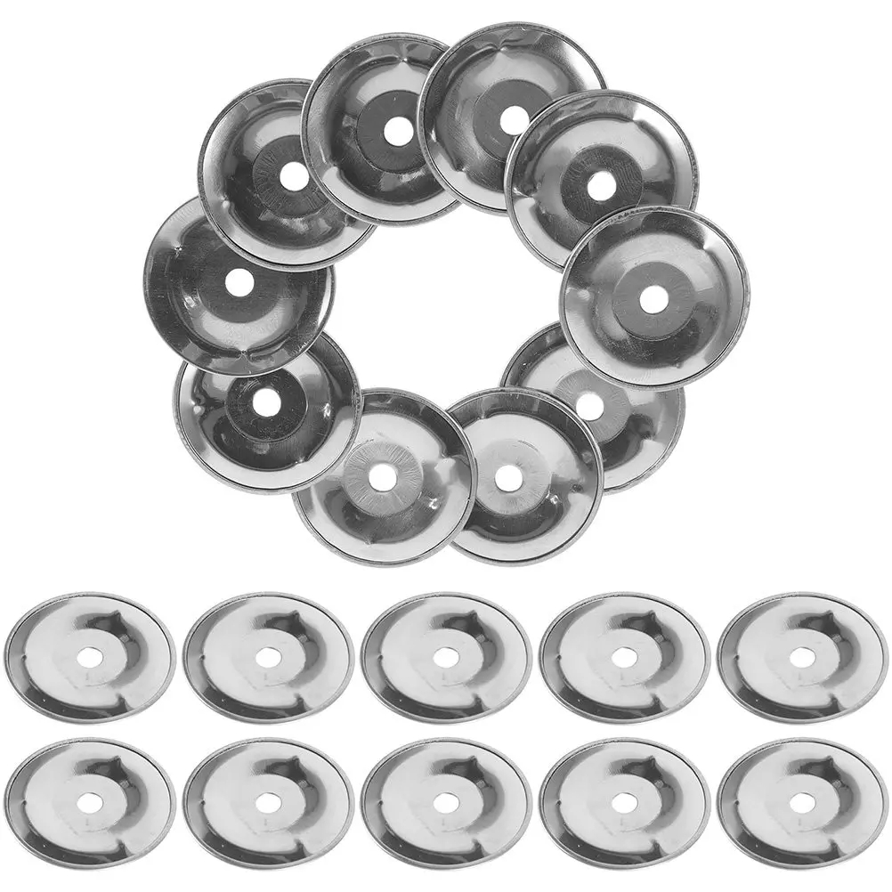 50Pcs Drum Cymbals Jazz Stainless Iron Practice Cymbals for Drum Set Musical Instrument Crash Cymbal