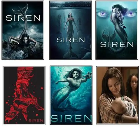 Siren Season 3 Movie Print Art Canvas Poster For Living Room Decor Home Wall Picture