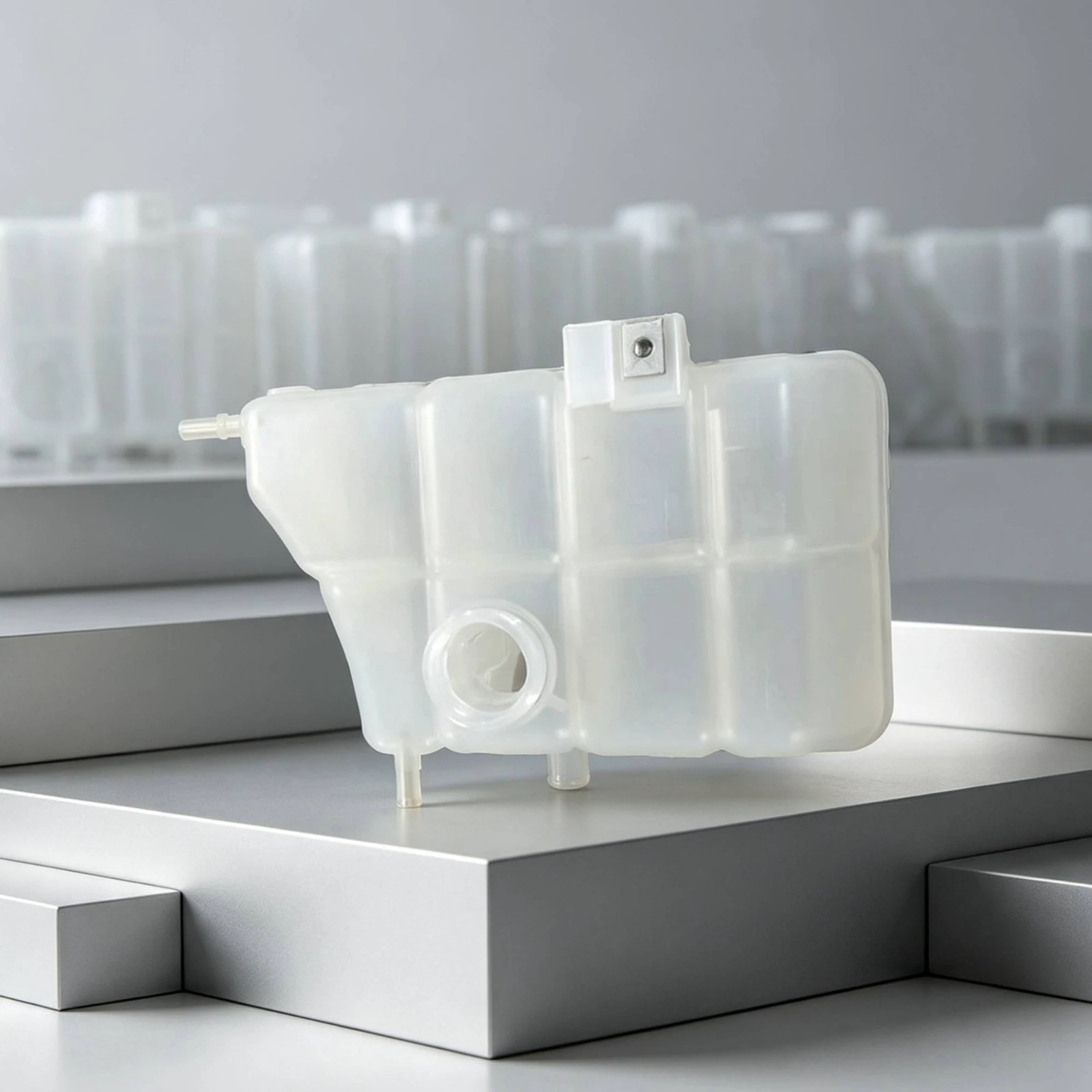 Coolant Reservoir Tank Translucent Coolant Overflow Tank Sealed Airtight for Mechanics, Automotive Repair, Engine Bay