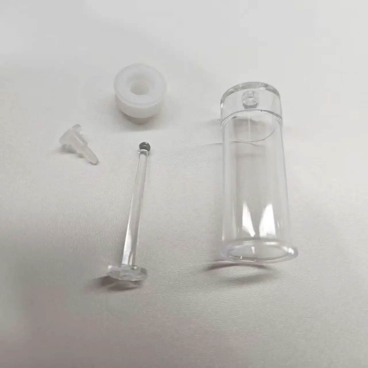 100 peças 1ml 2ml 3ml 5ml uso quebrável push-pull seringa descartável garrafa cosmética para distribuição de essência loção de água e creme