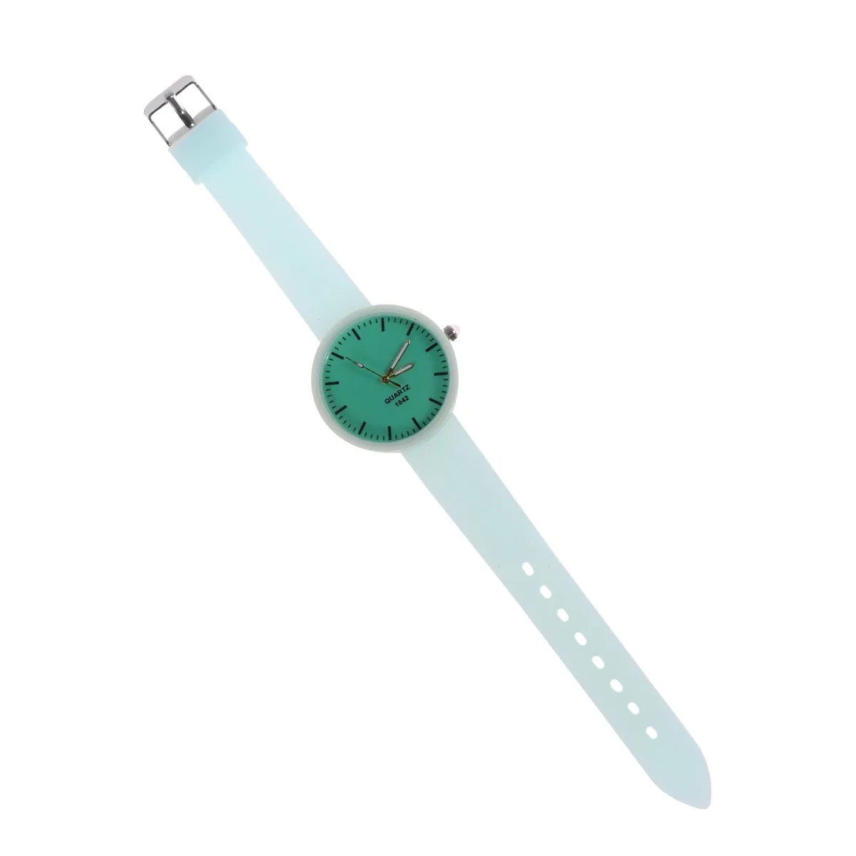 Luminous Women's Quartz Watch for Kids Fashion Silicone Band Glow in Dark Simple Sports Design Cute Comfortable Skin-Friendly