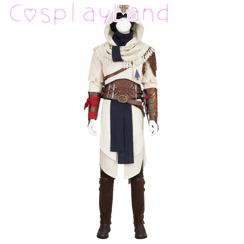 

Assassin Basim Cosplay Costume Game Mirage Outfit Basim Battle Suit Adult Man Halloween Carnival Party Comic Con Roleplay Outfit