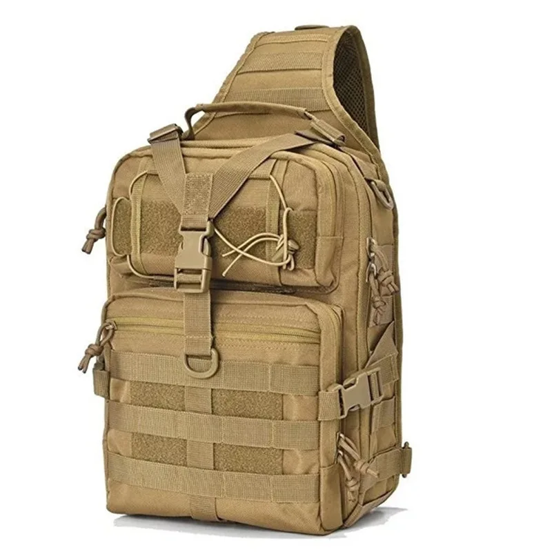 Tactical Chest Bag Outdoor Fishing Tackle Storage Sling Shoulder Pack for Everyday Carry