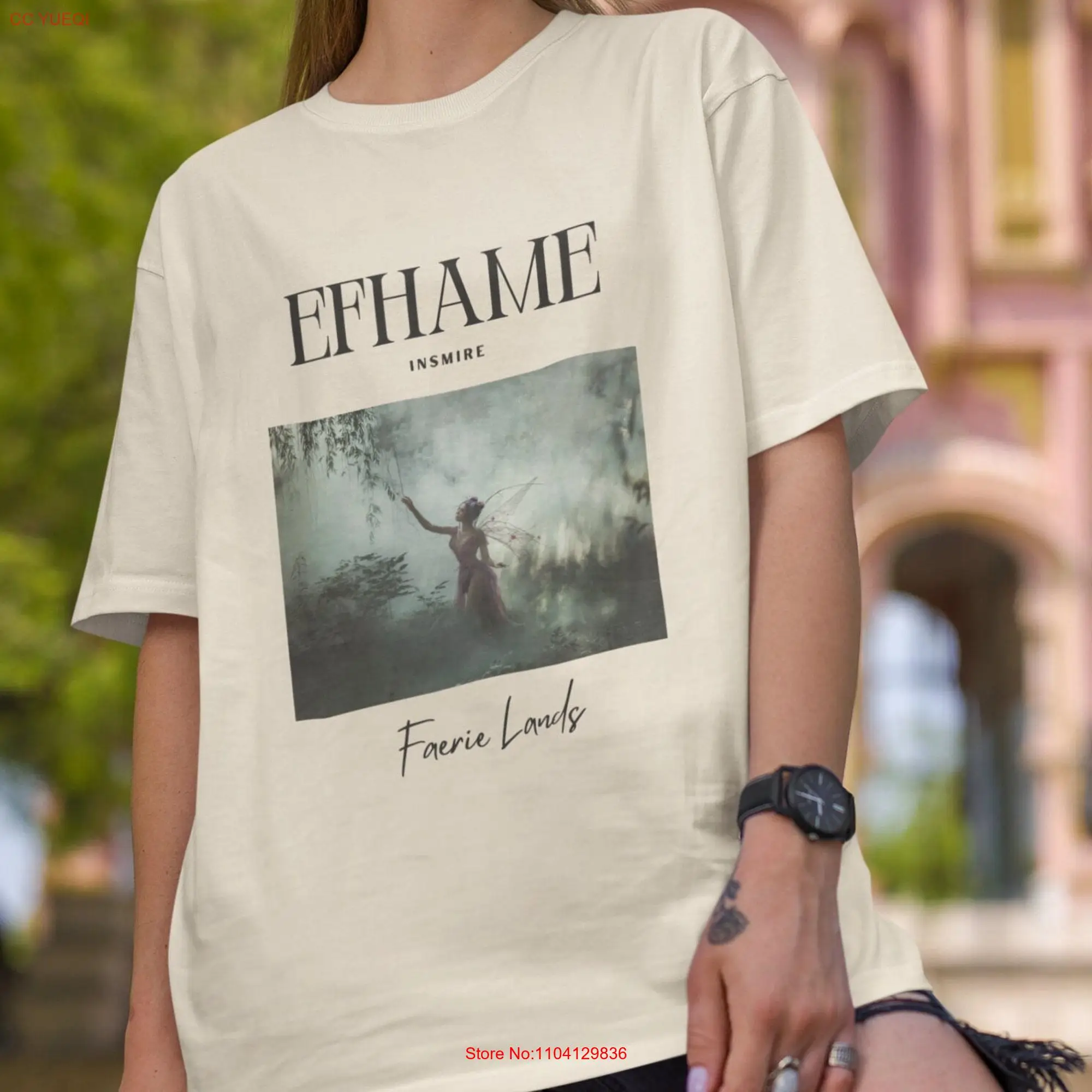 Efhame T shirt Faerie Lands Novel For Fan Bookish Fantasy Book Lovers long or short sleeves