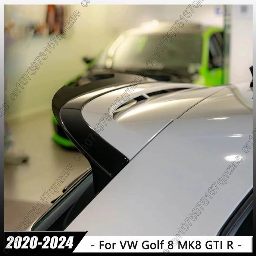 Für VW Volkswagen Golf MK8 R Golf 8 GTI Clubsport 2020-2024 Dach Boot Lip Spoiler Auto Hinten Dach lip Verlängerung Spoiler Körper Kits