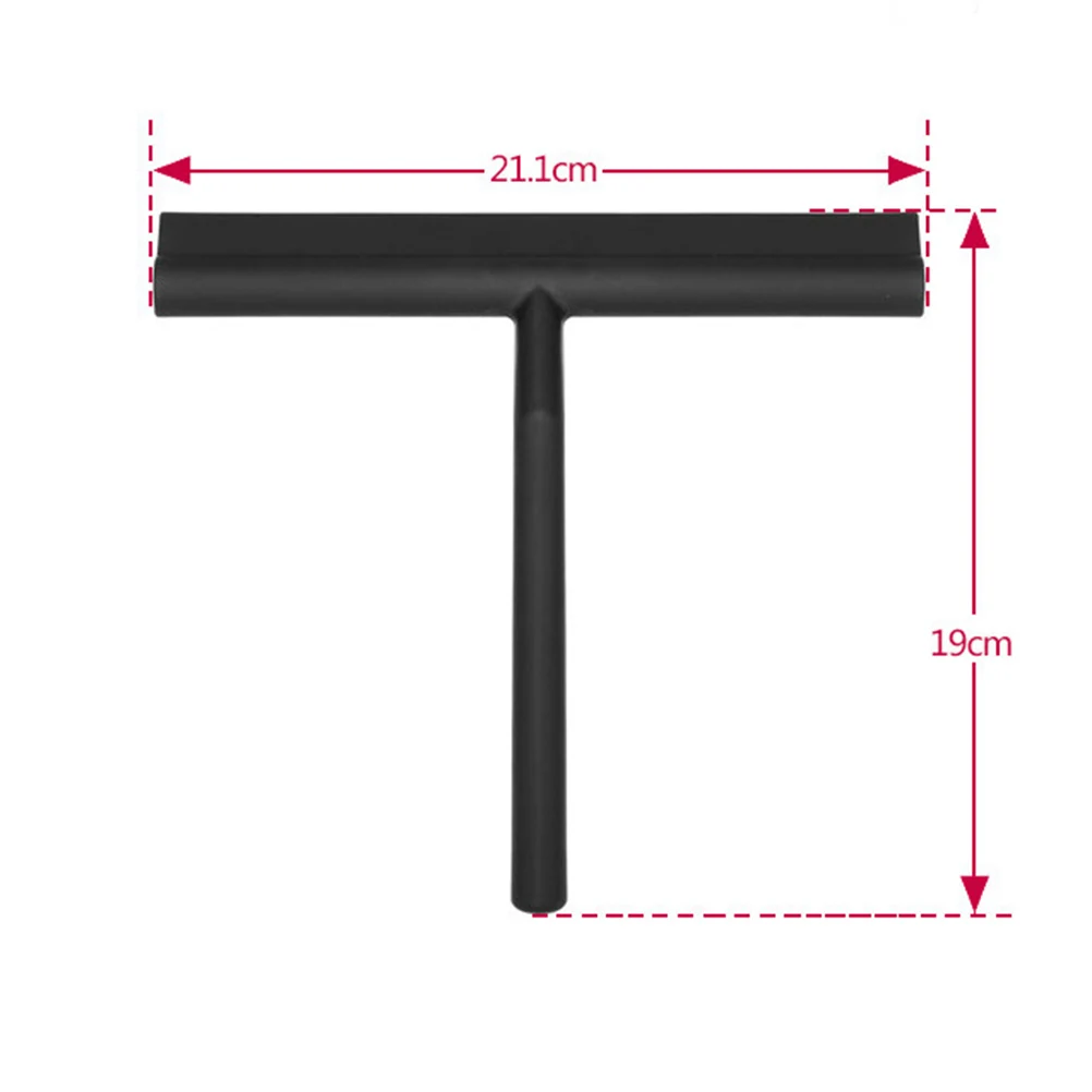 

Silicone Wiper Squeegee Manual Black Easy Storage Window Washing Cleaner Glass Tool Car Home Use Free Drying Water