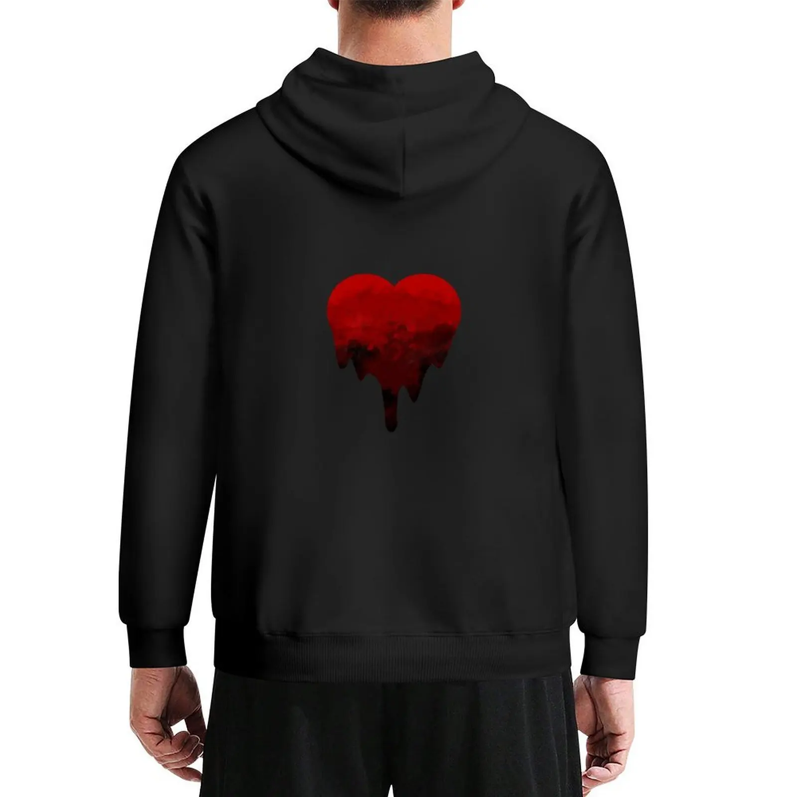 melting heart Hoodie fashion men autumn men's winter sweater men's sweat-shirt big size hoodie