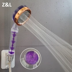 Nowa Turbo głowica prysznicowa wysokiej Preassure Showerhead opady deszczu dysza wanna prysznic z w kształcie serca w kształcie serca śmigła akcesoria łazienkowe