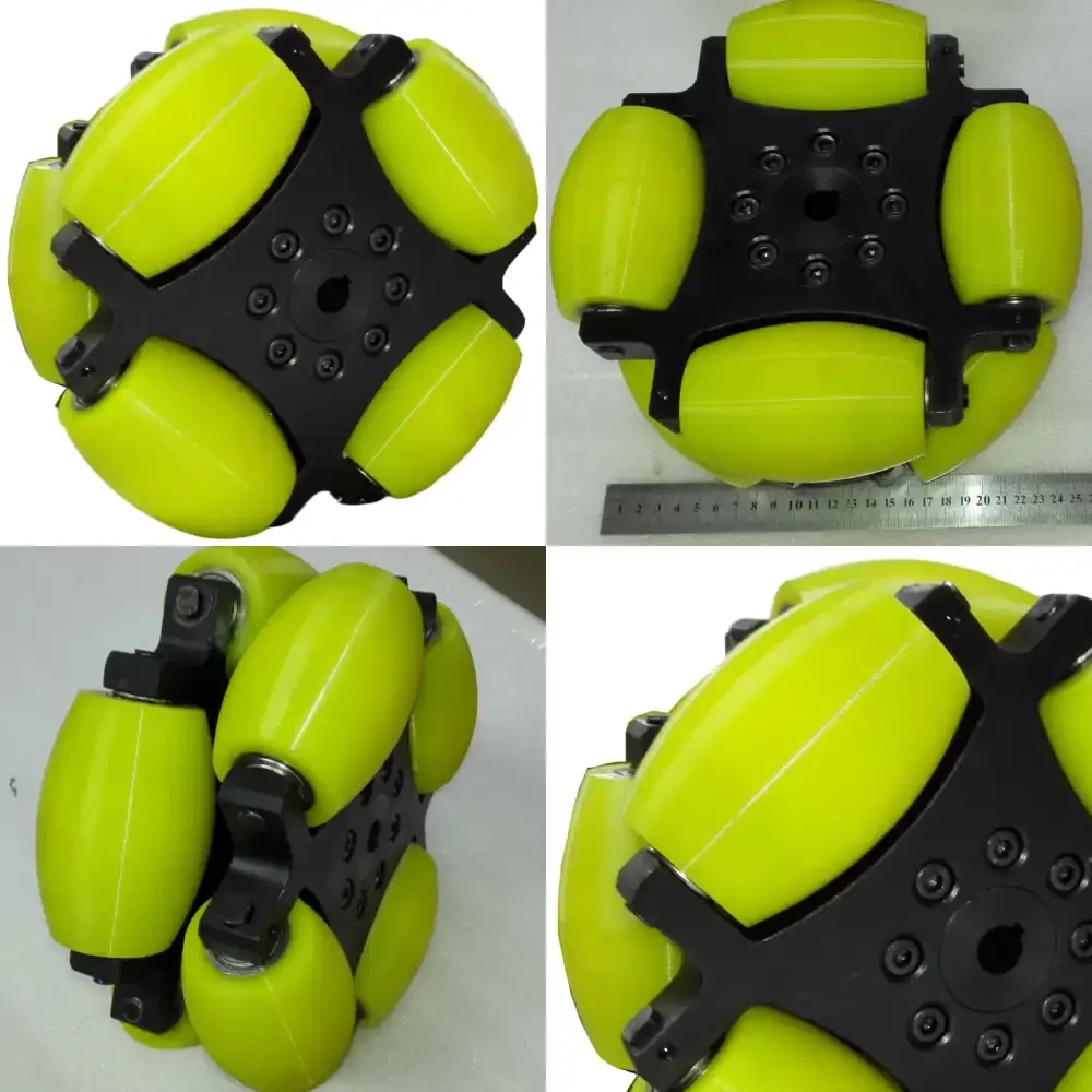 

254mm (10inch) Heavy-Duty Industrial Mecanum Omni Wheel Load Capacity 500kg/Pcs New Condition Conveyor AGV (NW254A)