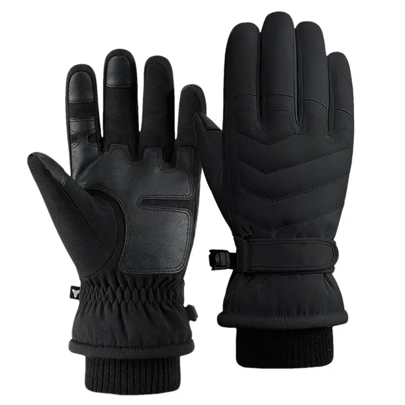 

Gloves With Touchscreen Fingers Warm Non Slip Touchscreen Gloves Thickened Insulated Gloves For Cycling Biking Sporting Driving