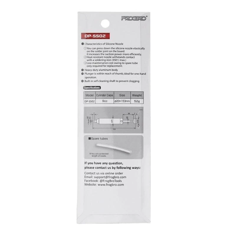 Desoldering Solder Sucker SS-02 Profesional Welding Tools Desoldering SMT IC Pickup Remover Tool