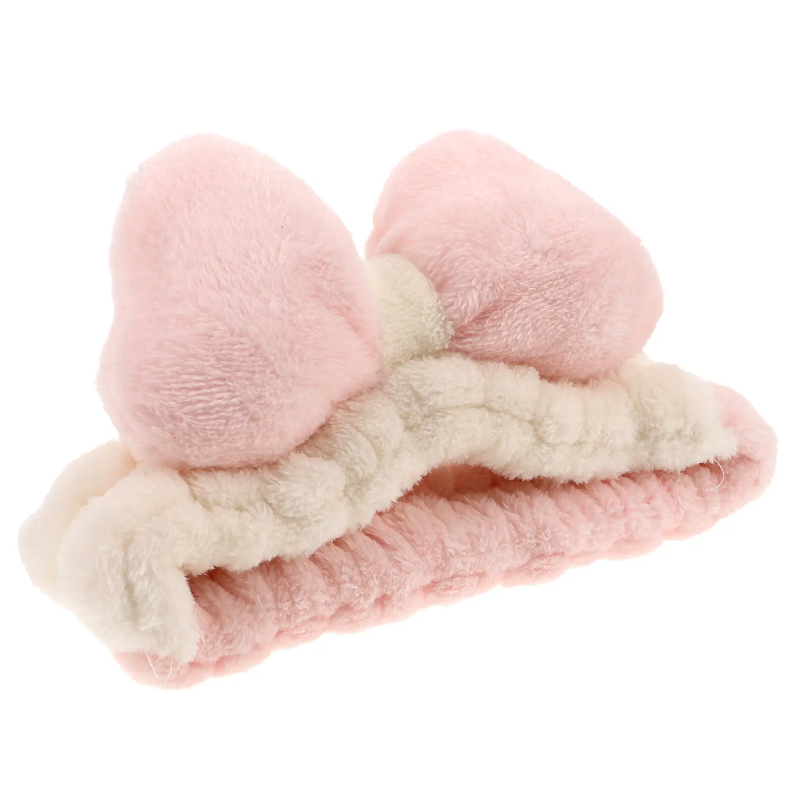 

Bowtie Headband for Women Soft 3D Cute Design Hair Band Ideal for Face Washing Makeup Application Skincare Spa Daily Use Towel