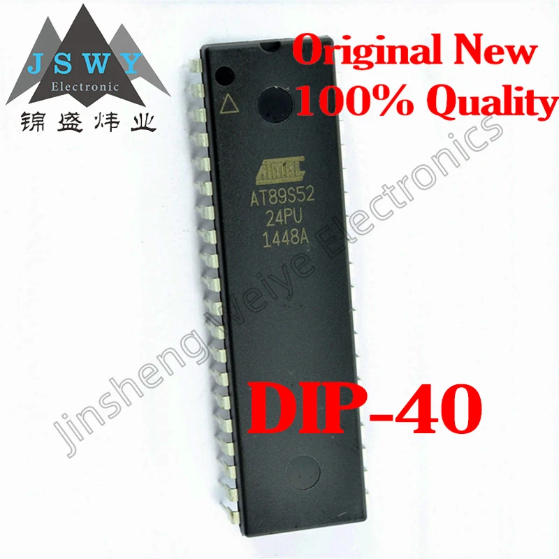 

(1/10 pieces) AT89S52-24PU AT89S52 DIP-40 8-bit microcontroller chip Brand new original stock Fast shipping