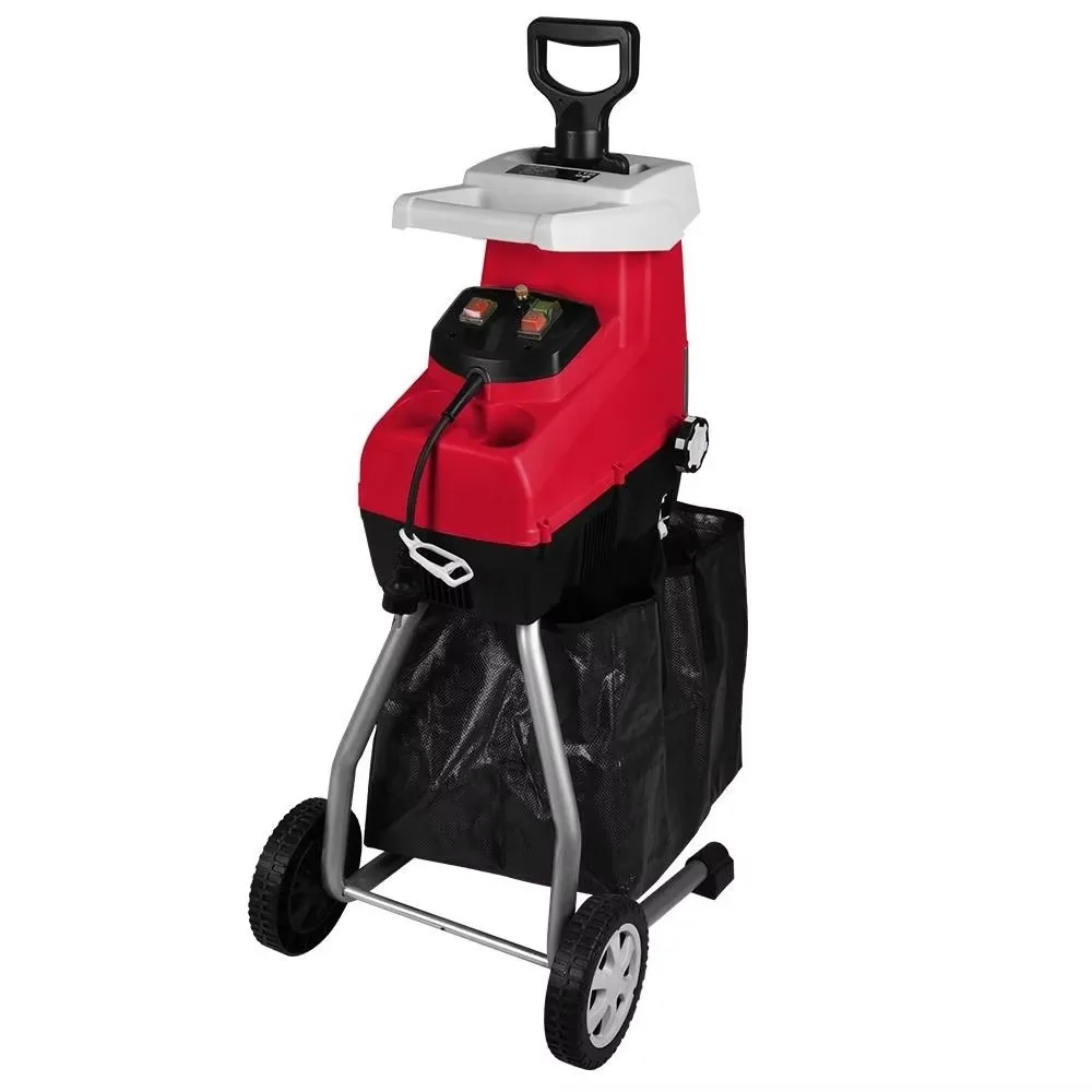 Vertak 2800W Garden Leaf Shredder Heavy Duty Branch Crusher Mulcher Wood Chipper for Home Yard Waste Recycling