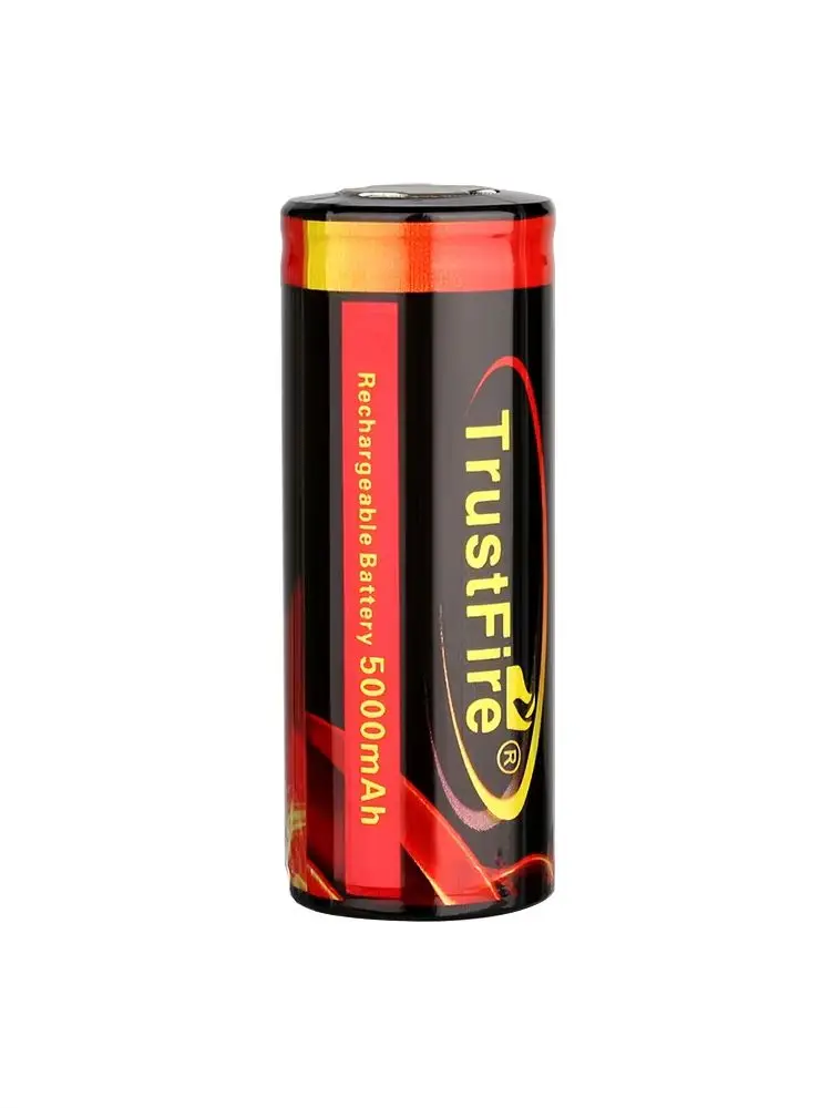 Trustfire 26650 5000mAh Akku Wiederaufladbare Lithium-Batterie 3,7V Große Kapazität für Taschenlampen