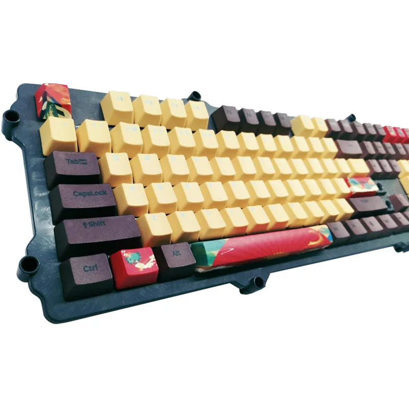 PBT hot sublimation keycaps  game mechanical keyboard keycaps  suspended keycaps manufacturers spot wholesale