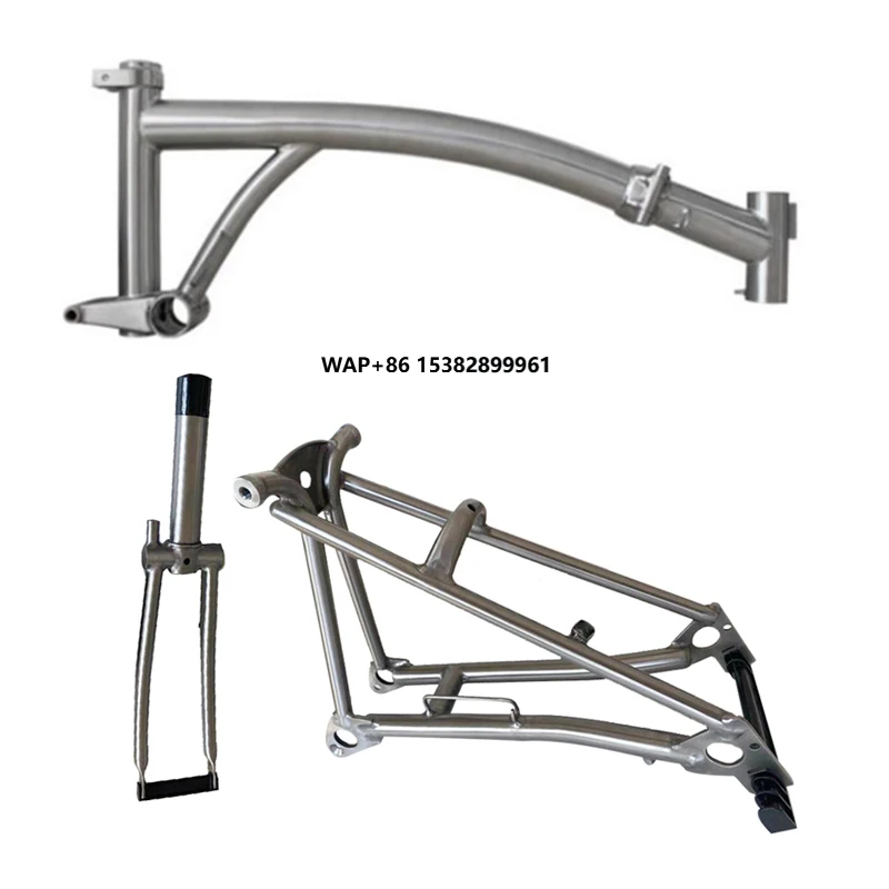 

Folding Bike Frame Titanium Bicycle Frame for Folding Cycling by Pytitans