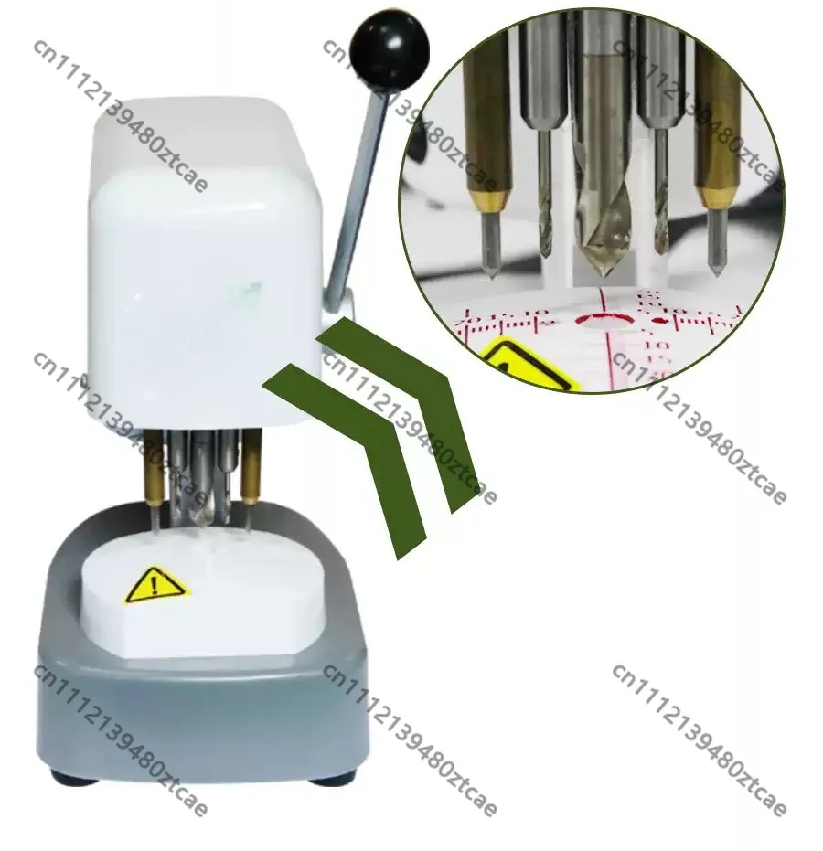 hree‑Eye Lens Drilling Machine Lens Template Punching Three‑Hole Forming Equipment Rimless Eyeglass Processing