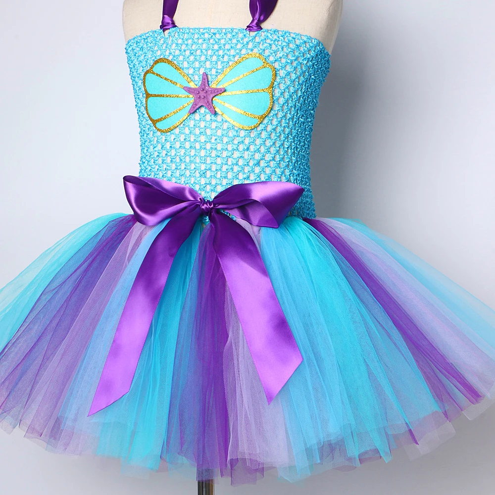 

Baby Girls Mermaid Tutu Dress for Kids Sea-maid Princess Costumes Children Christmas Halloweeen Outfit Birthday Ballet Tutus Set