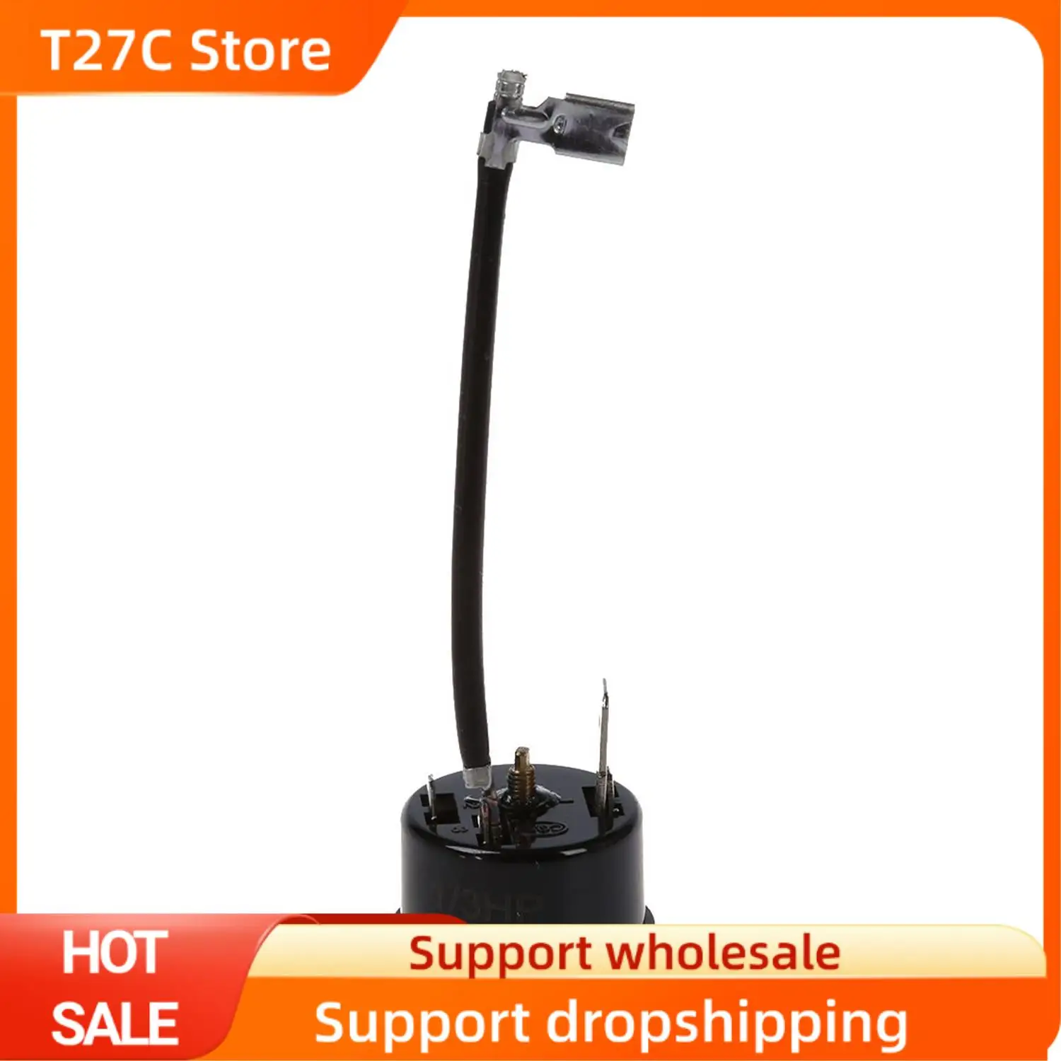 Компрессор T27C, защита от тепловой перегрузки для холодильника HX1/3HP и 3-контактных клемм, реле стартера PTC для холодильника, сопротивление 12 Ом