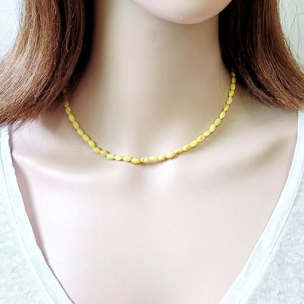 HUIDANG Neu in Perlen Halskette Kragen kurze bunte Muschel Perle Sommer Halskette Damen – Detail 21