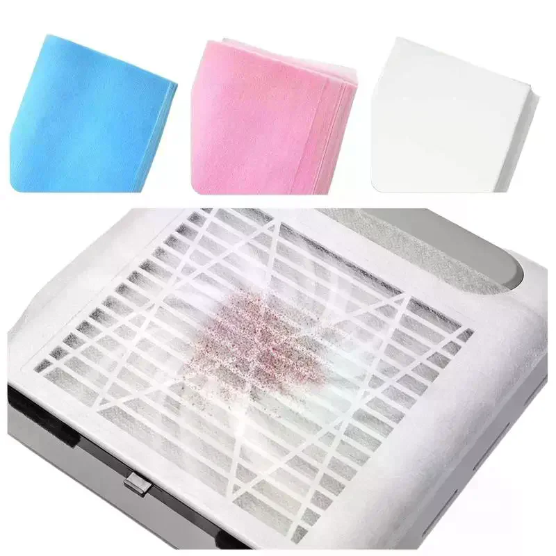 100Pcs Nail Dust Collector Filter Pads, Filter Paper For Nail Vacuum Dust Suction Machine, Nail Art Remover Filter Fabric