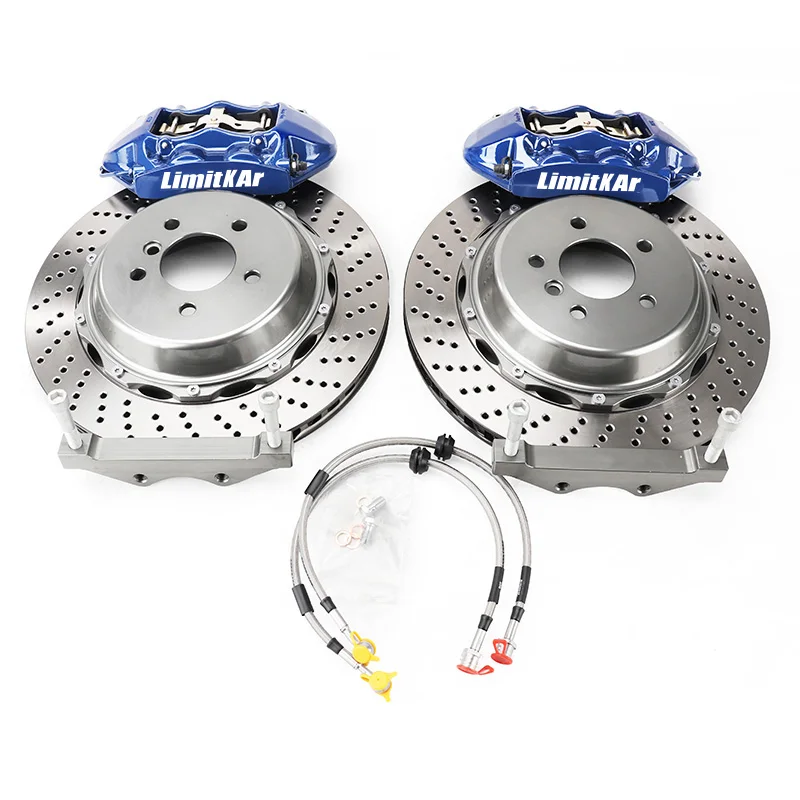 

Racing GT4 4pot brake caliper Rear kit with 345/380mm Rotor Disc and Brake Pad for Honda VW Toyota