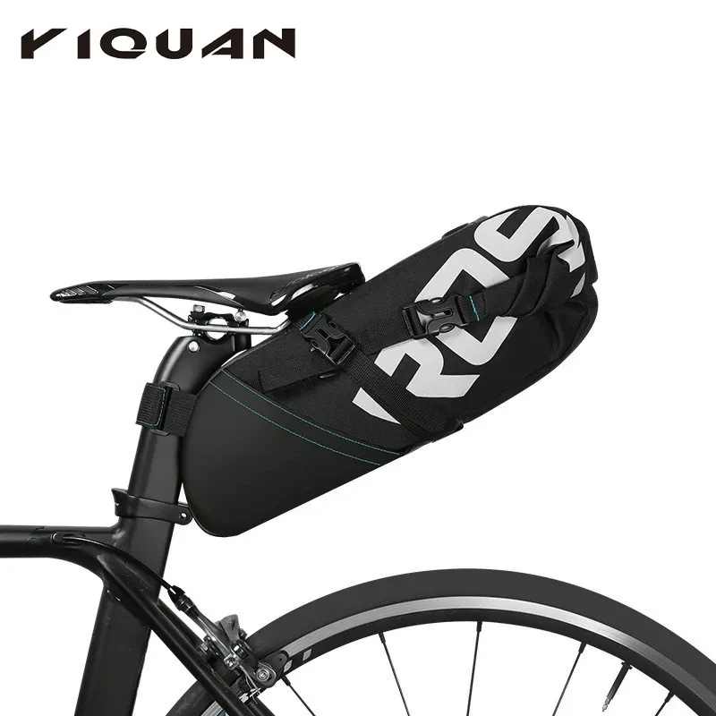 

Fancy Bike Tail Bag High Quality Large Capacity Outdoor Cycling Travel Bicycle Saddle Bag with lights
