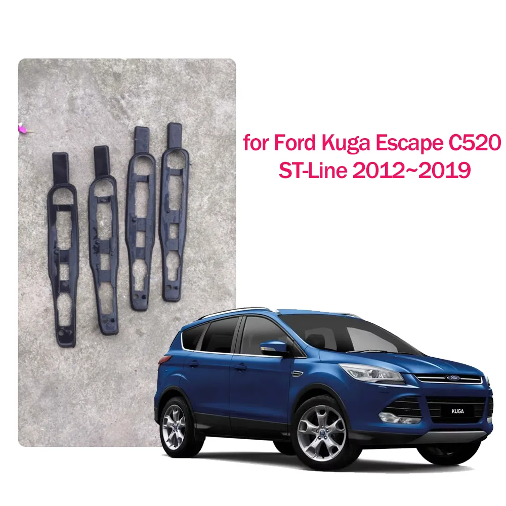 Car Roof Rack Base for Ford Kuga Escape C520 ST-Line 2012~2019 2013 2014 2015 Luggage Bar Part Rail End Rubber Pad Accessories