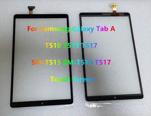 10,1 pulgadas para Samsung Galaxy Tab A T510 T515 T517 SM-T510 SM-T515 SM-T517 Panel Sensor de Digitalizador de pantalla táctil tableta prueba de 100%