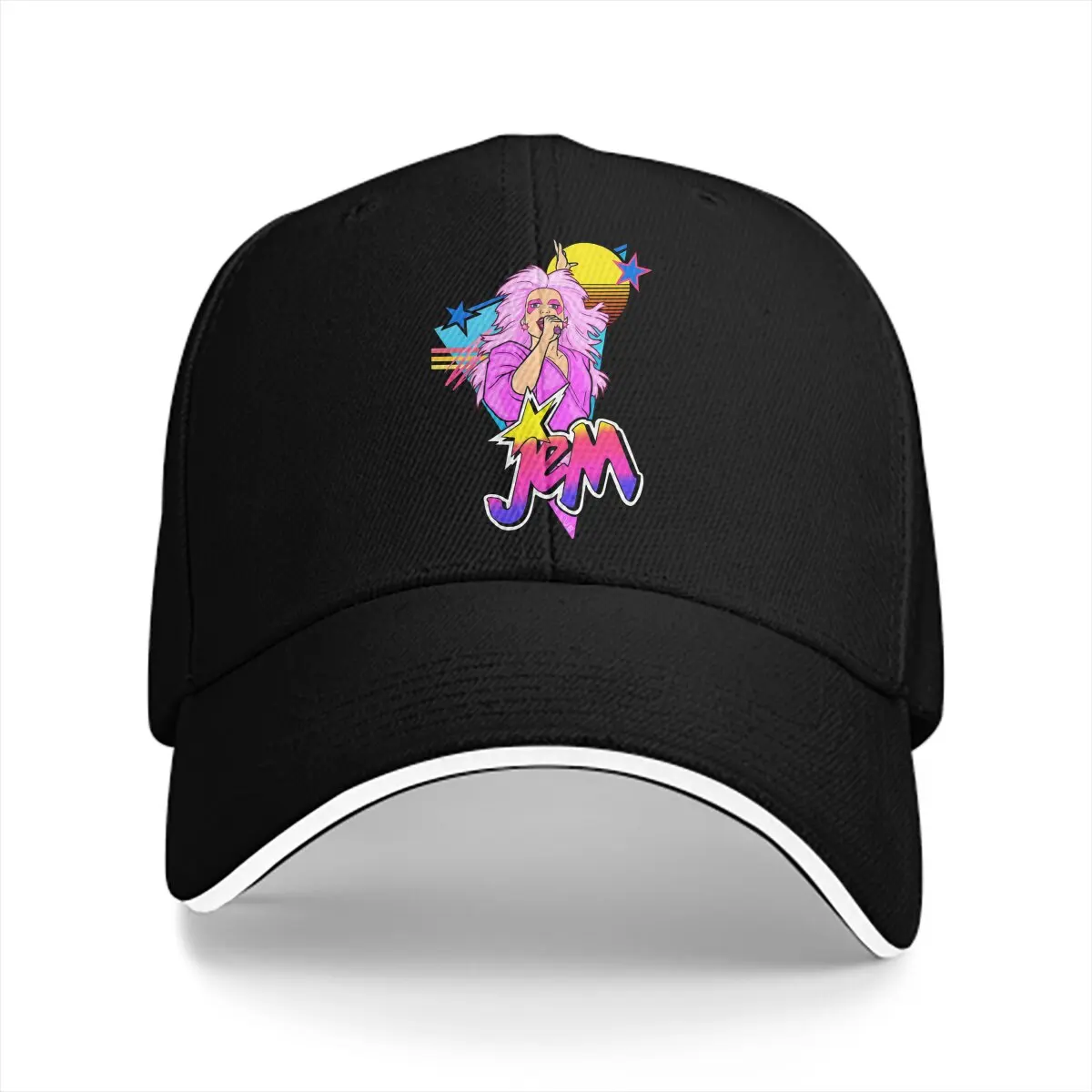 RETRO 80S JEM Baseball Cap Men Hats Visor Protection Snapback Jem And The Holograms Gifts Caps