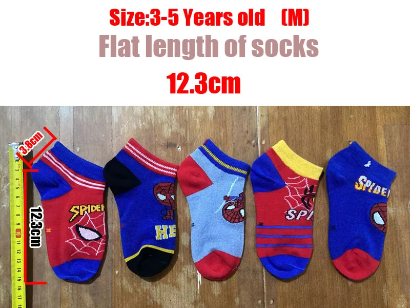 5 Paar im Angebot: Kinder-Socken, Anime-Motiv, für Jungen, kurze Socken, Kawaii-Design, Cartoon-Motiv, für Babys, Sommer- und Frühlingssocken, Bootsocken, Kindergeschenk, 1–12 Jahre. – Detail 2