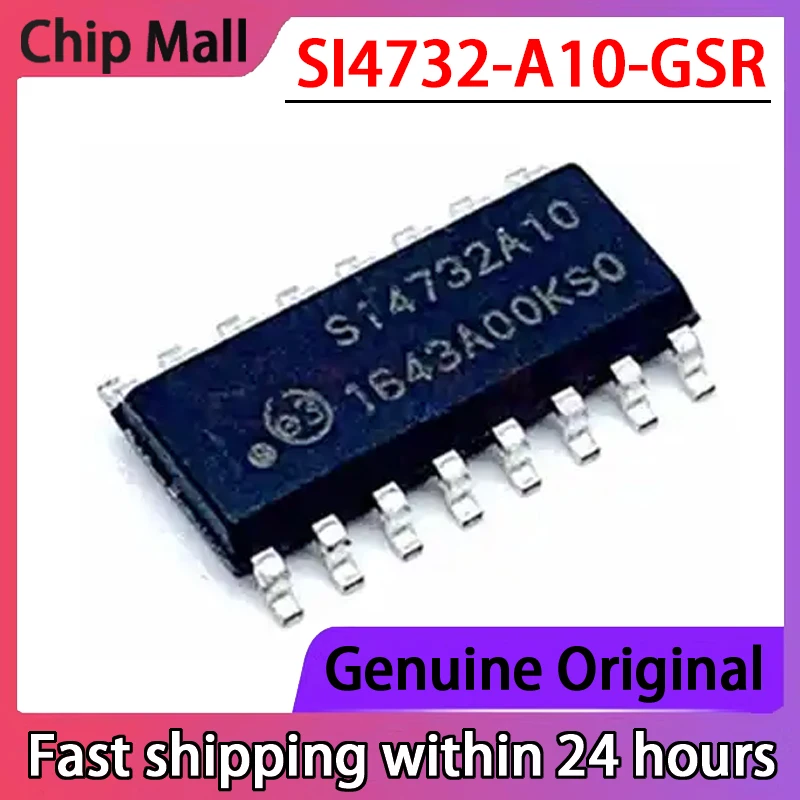 1 SZT. SI4732-A10-GSR SI4732A10 SOP16 Cyfrowy Izolowany Sterownik
