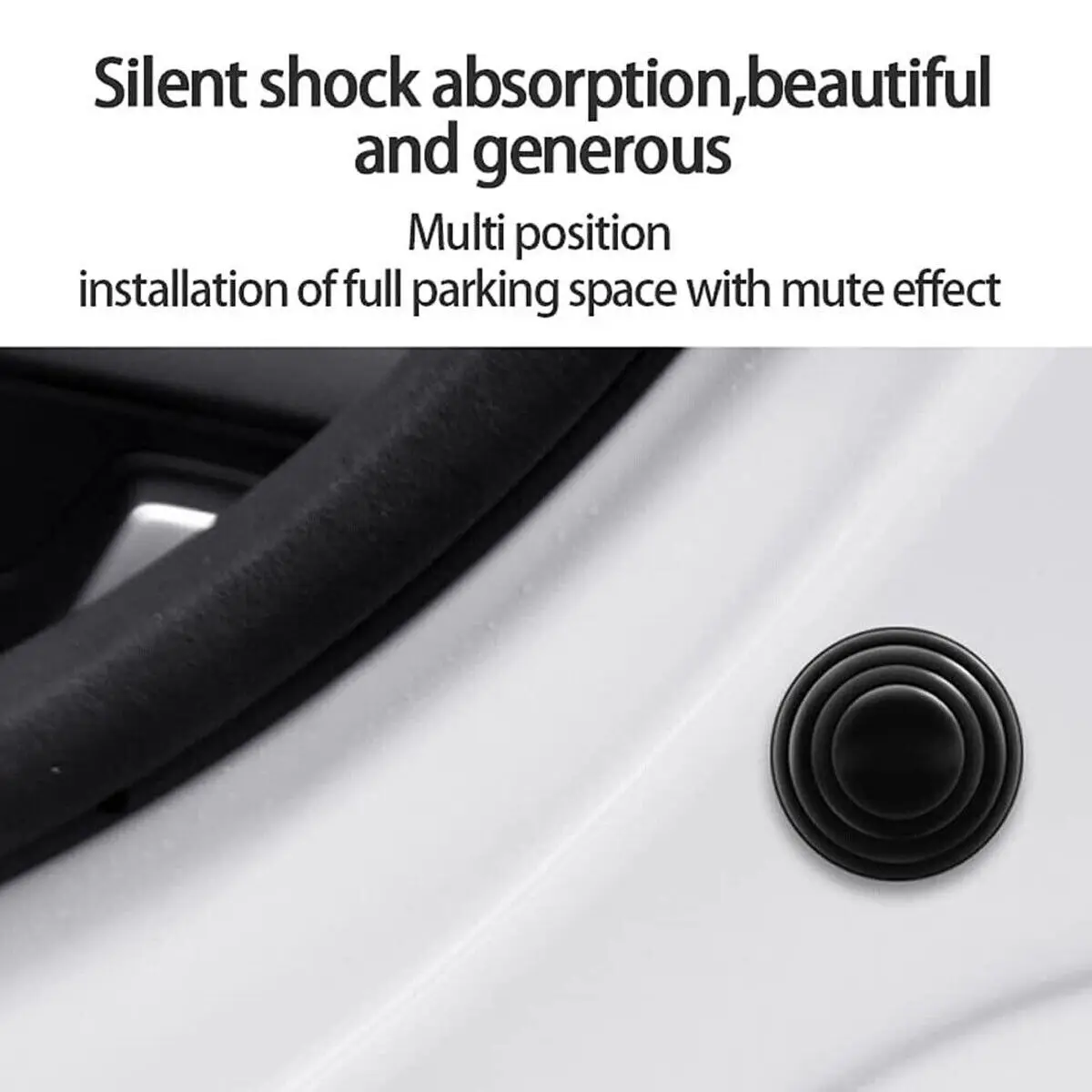 10pcs 40pcs Door Shock Absorber Pads Buffer Bumper Pads Shock Absorption Sound Insulation Rubber Gaskets Adhesive Stickers