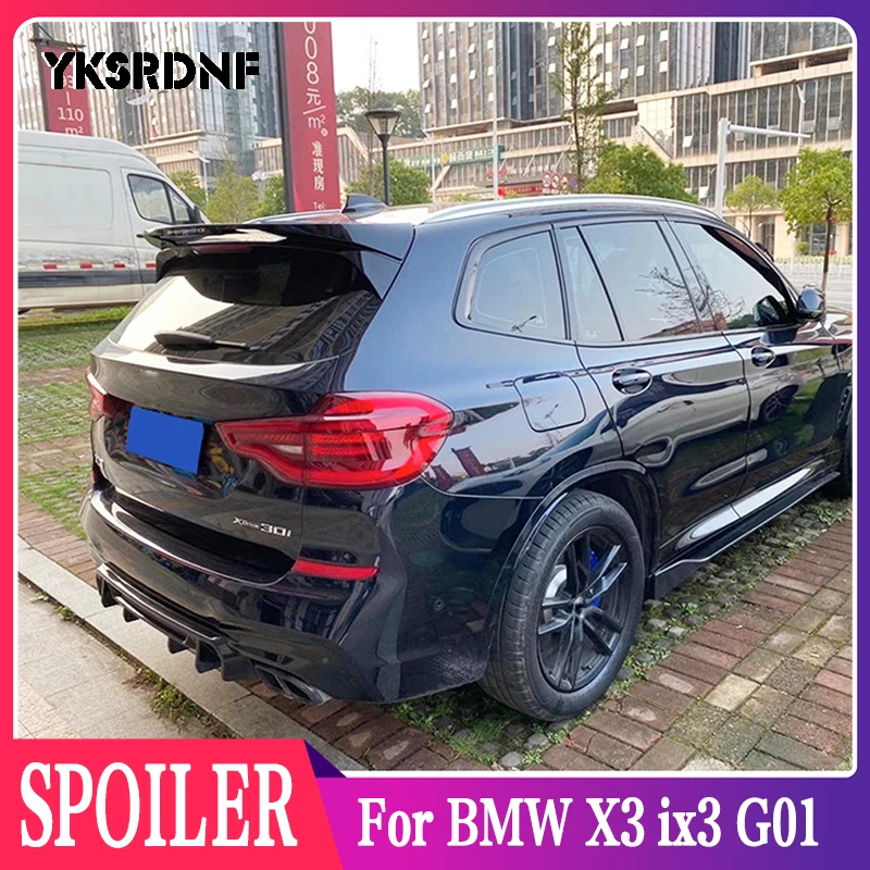 

Высококачественный задний спойлер из АБС-пластика для BMW X3 ix3 G01 2018 + задний спойлер крышка багажника автомобильный Стайлинг