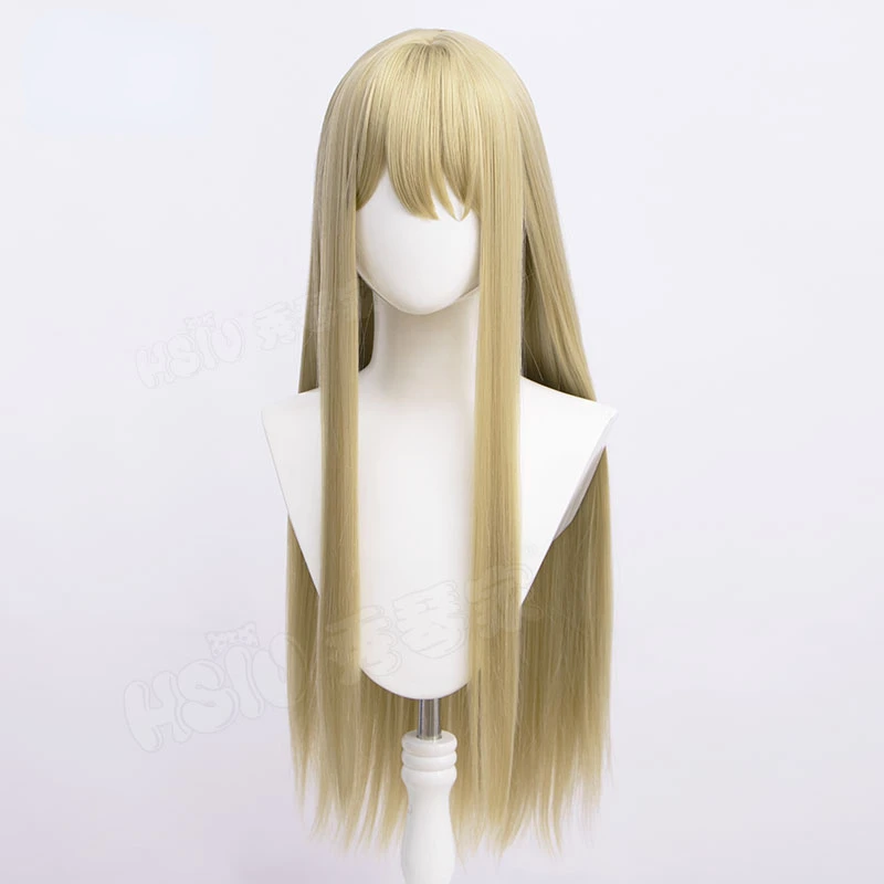 MUELSYSE-Perruque Longue Droite en Fibre Haute Température pour Femme, Accessoires de Scène, Jeu d'Anime, Cosplay Arknights, Halloween Play Party Girl