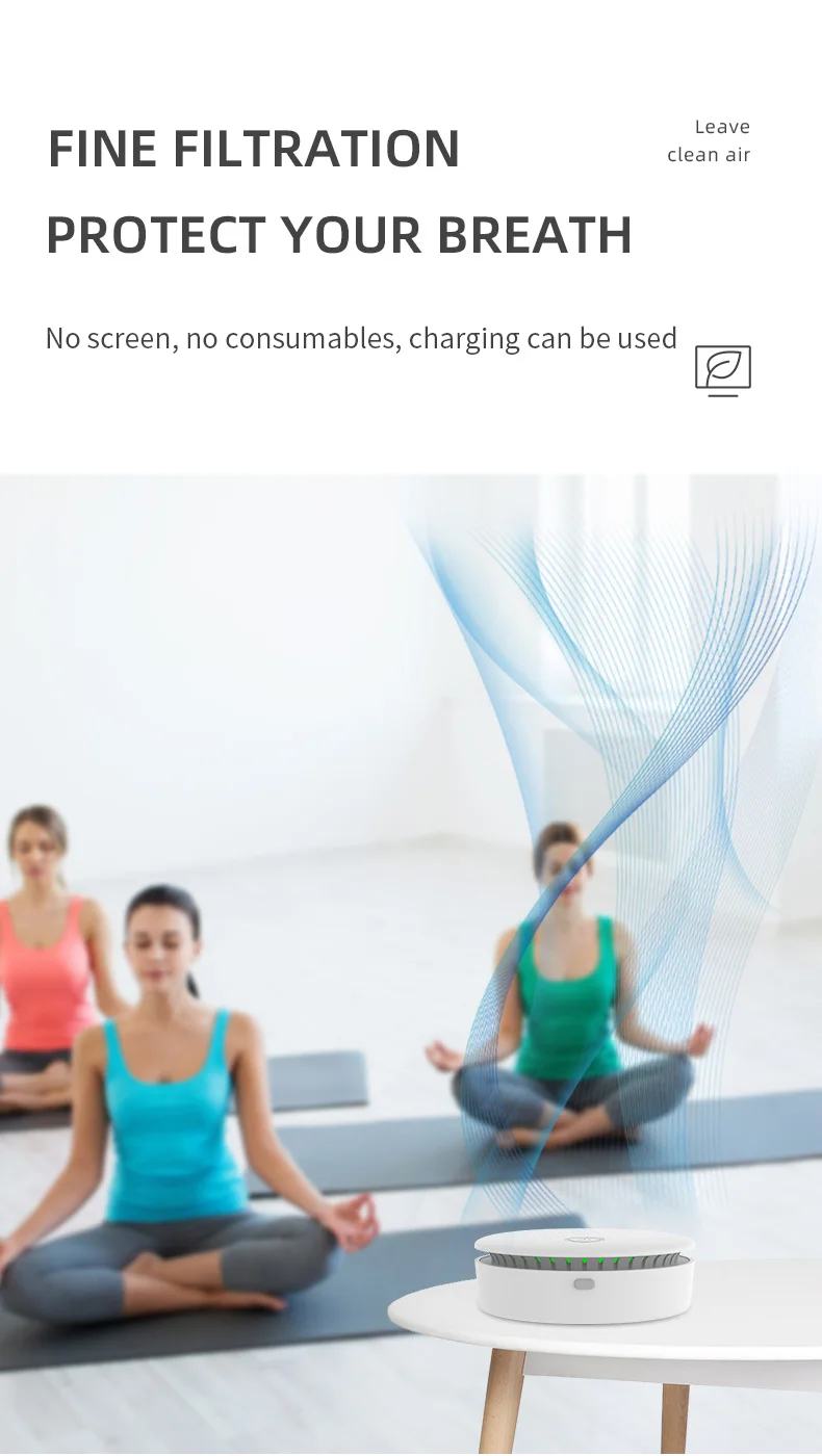 Portable Ozone & Ionic Air Purifier 2 in 1 Eliminate Odor for Home, Car, Refrigerator, Shoe Cabinet, Pet Room, Hunting Bag